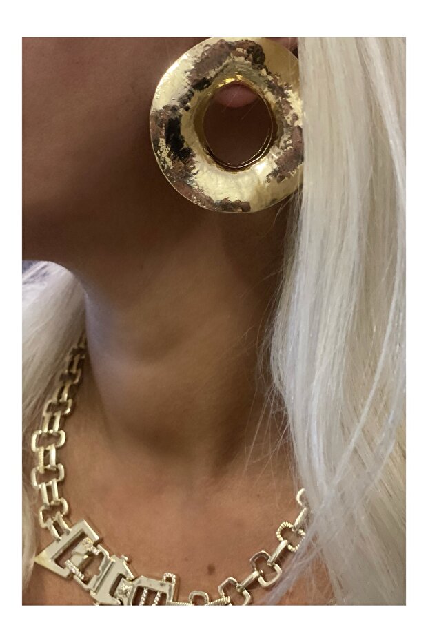 Lumia Loop Gold Küpe - 1