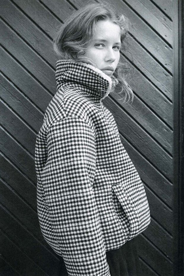 سترة مبطنة بالدب - 1