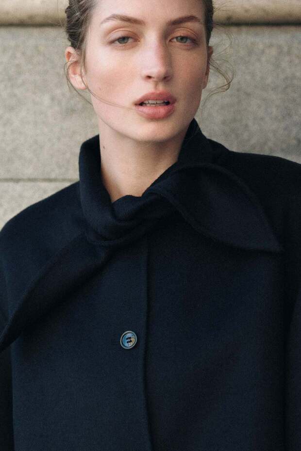 سترة مصنوعة يدويًا من مزيج الصوف - 5