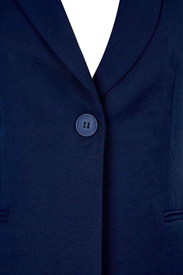 Tek Düğmeli Yelek - 4