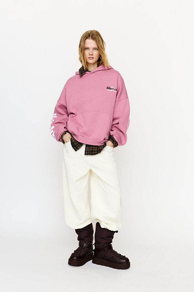 Ski Club kapüşonlu sweatshirt - 3