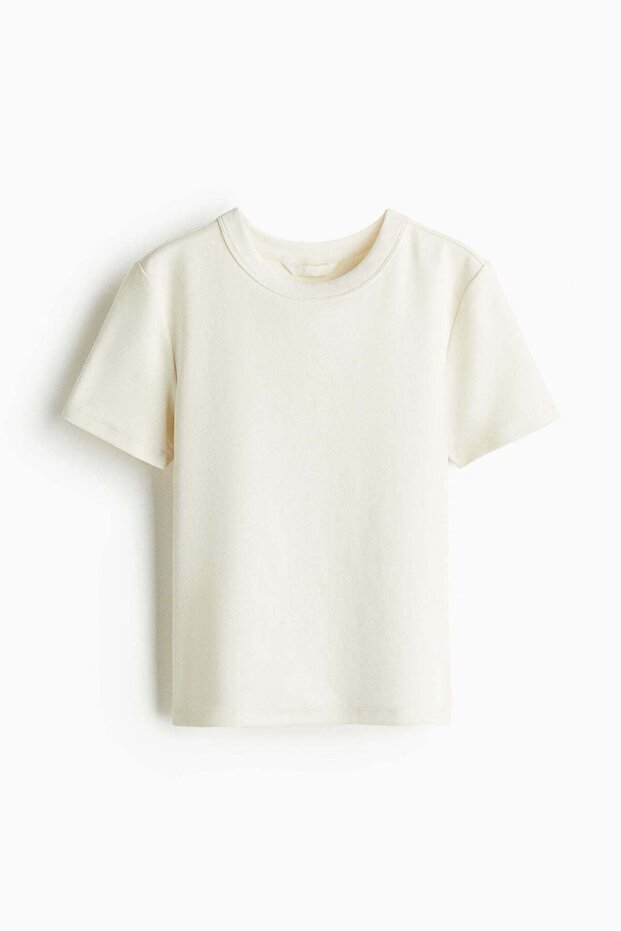 Fitted cotton T-shirt