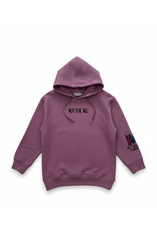 Girl's Sweatshirt Back Printed Dried Rose