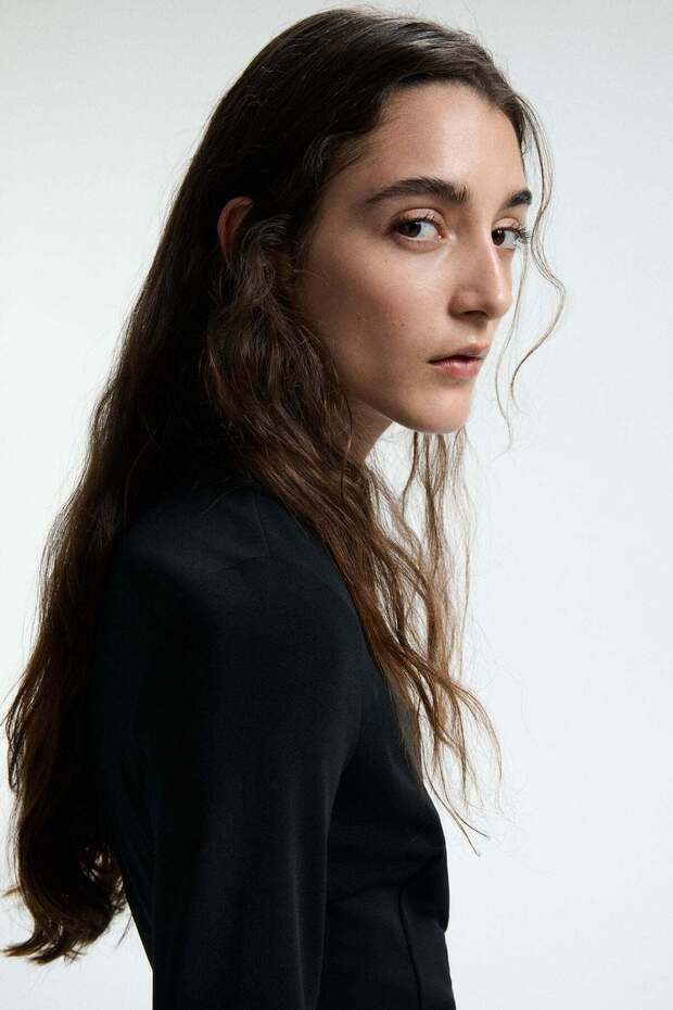 فستان جيرسي متشابك - 7