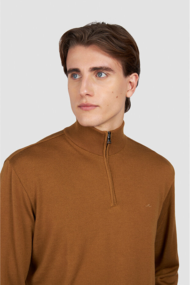 SWEATER ZIP WOOL LYOCELL - 3