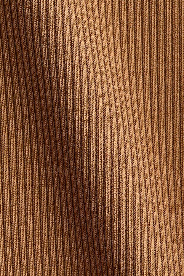 بلوزة من القطن المضلع - 1