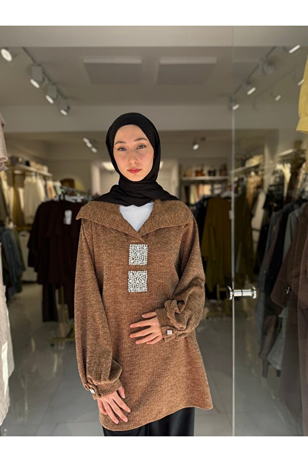 Kare Taşlı Tunik - 2