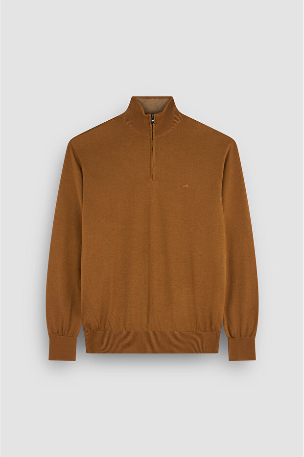 SWEATER ZIP WOOL LYOCELL - 5