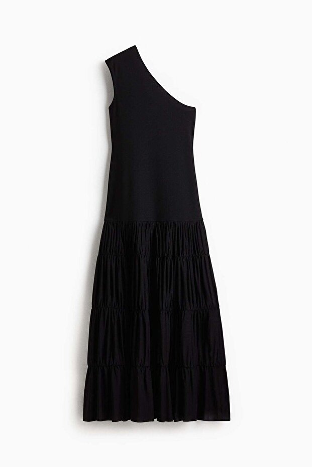 Long one-shoulder dress