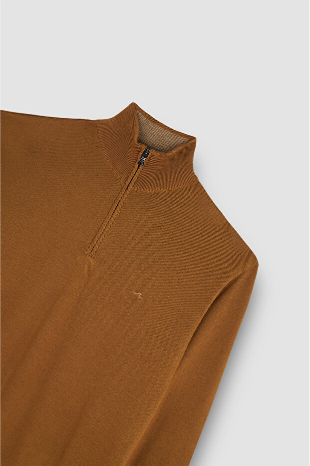 SWEATER ZIP WOOL LYOCELL - 7