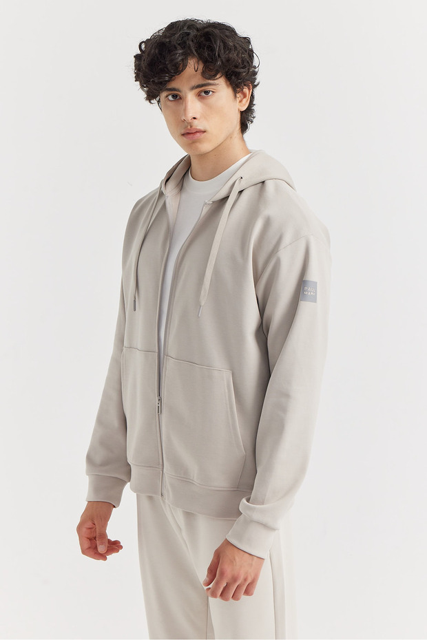 Erkek Kapüşonlu Sweat ÜSt - 3