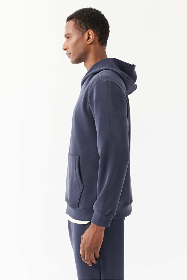 Erkek Kapüşonlu Sweat Üst - 3