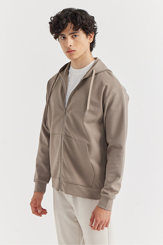 Erkek Kapüşonlu Sweat ÜSt - 2