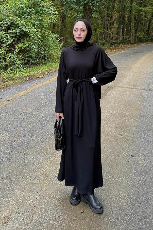 Arma Detailed Dress Black