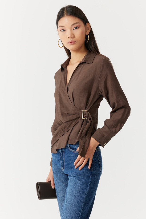 Kadın Anvelop Bluz - 4