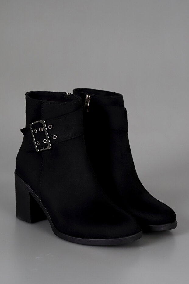 Bln 400Sna Buckle Detailed High Heel Boots