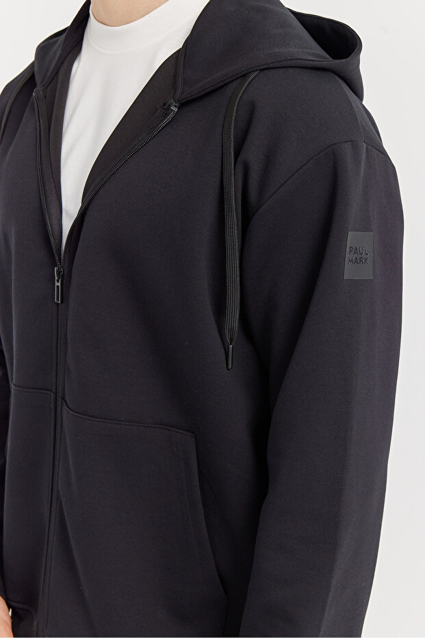 Erkek Kapüşonlu Sweat ÜSt - 7