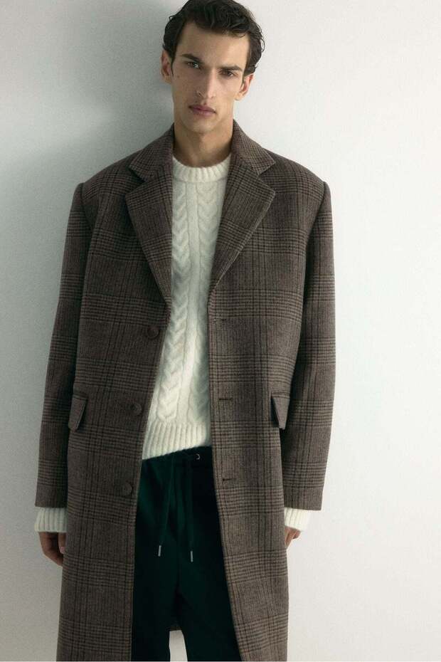 معطف من مزيج الصوف - 1