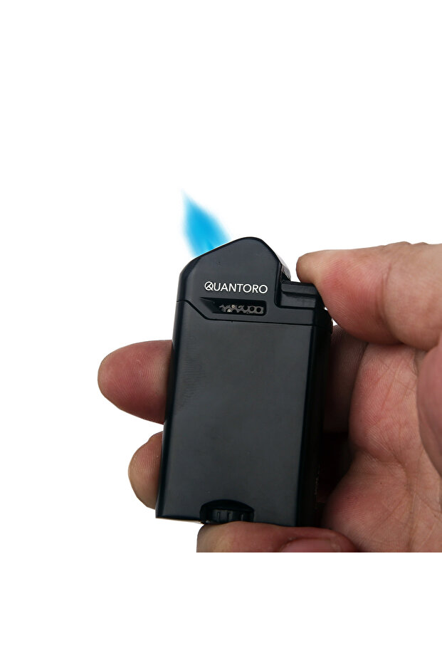 Metal Perde Jet Çakmak E-Black - 3