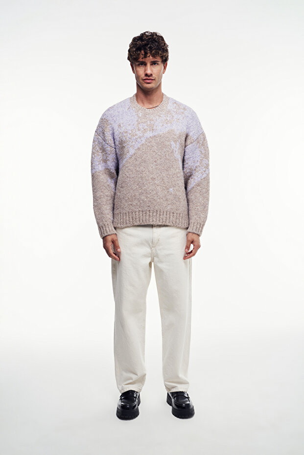 Soft Textured Oversized Sweater