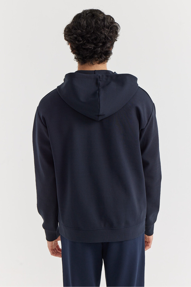 Erkek Kapüşonlu Sweat ÜSt - 7