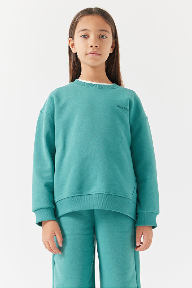 Kız Çocuk Basic Sweatshirt - 2