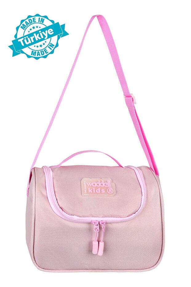 Licensed Twill Fabric Pink Thermal-Insulated Lunch Bag