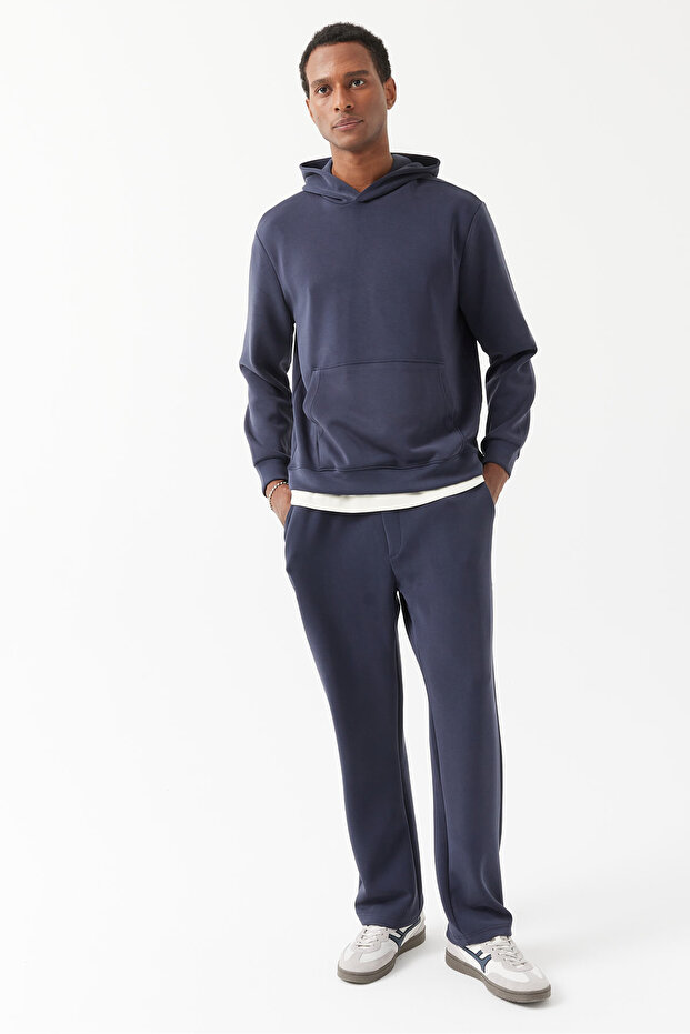 Erkek Kapüşonlu Sweat Üst - 6