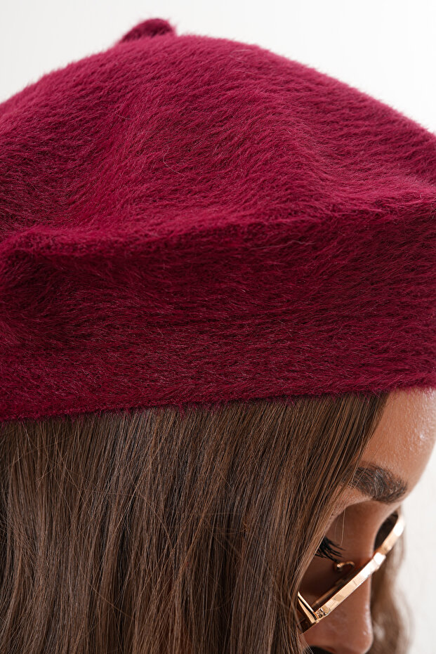 قبعة رسام من القطيفة (بيريه) - 7