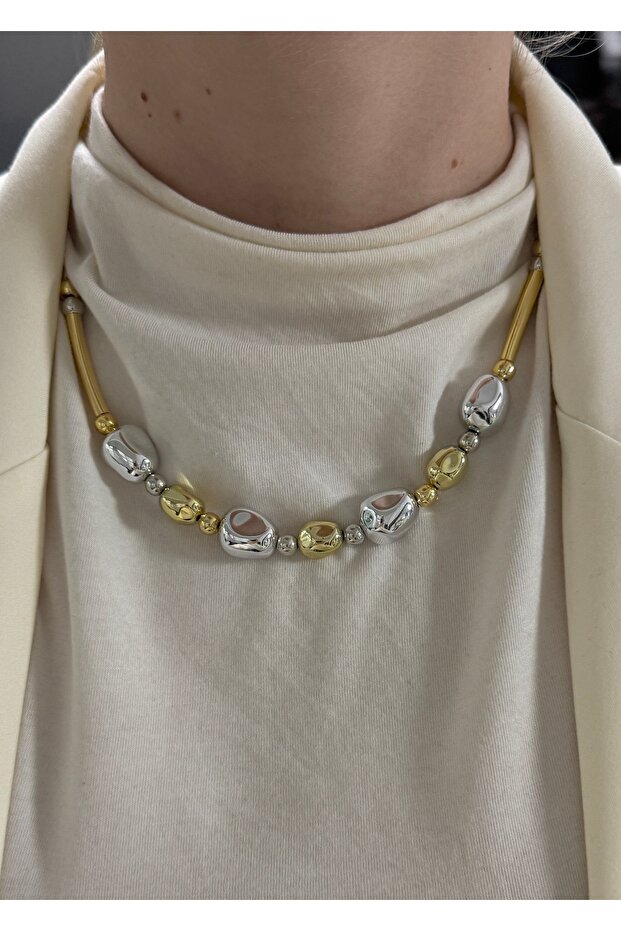 Alvin Gold& Silver Necklace