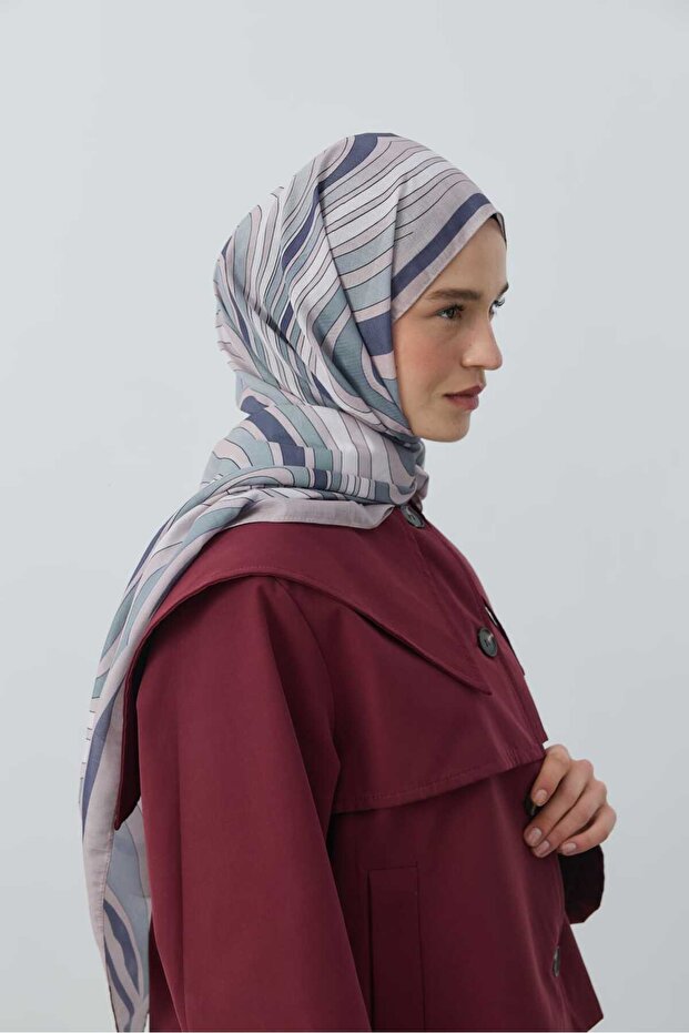 Wavea Pattern Lina Shawl - 3