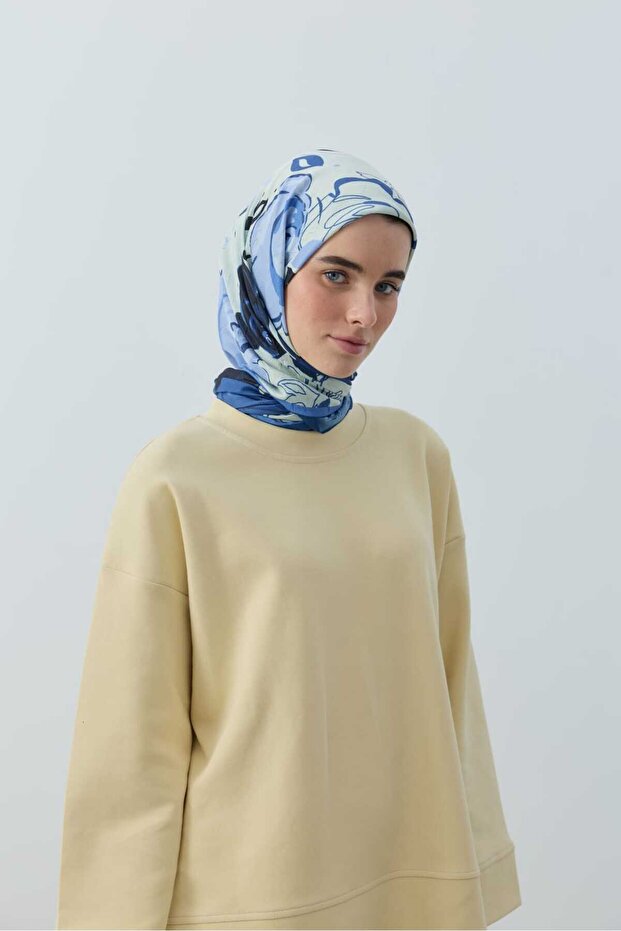 Olyvia Desen Bambu Eşarp - 1