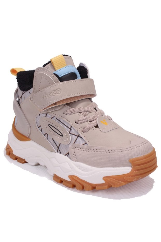 Tura 946F25K437 Beige Orthopedic Daily Boys' Sports Boots
