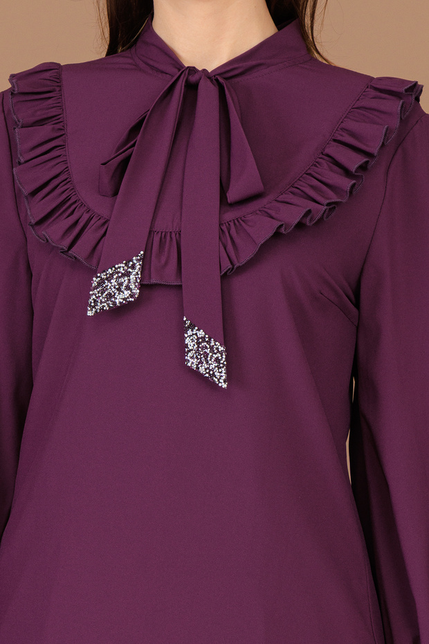 تونيك أسل للمحجبات مقاس كبير - 6