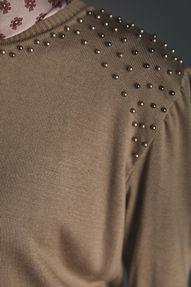 İncili Triko Tunik - 5