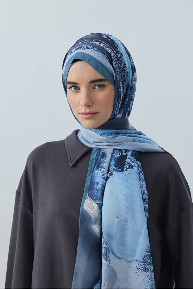 Ardora Patterned Lina Shawl - 2