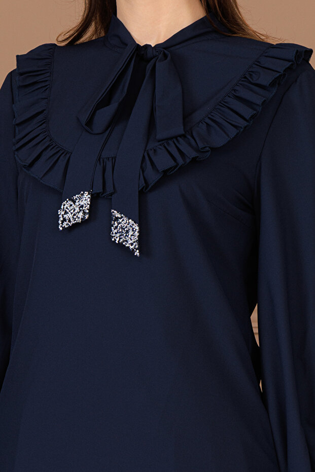 تونيك أسل للمحجبات مقاس كبير - 6