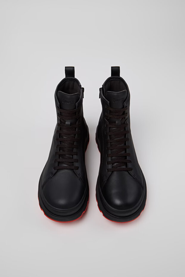 Brutus Hydroshield Erkek Siyah Deri Orta Boy Bot - 4