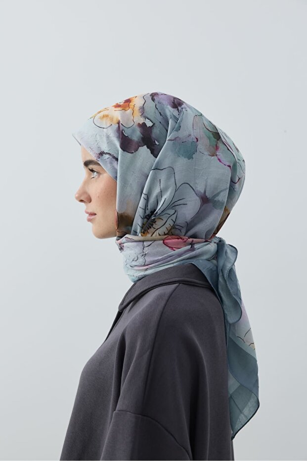 Evelyne Desen Bambu Eşarp - 3