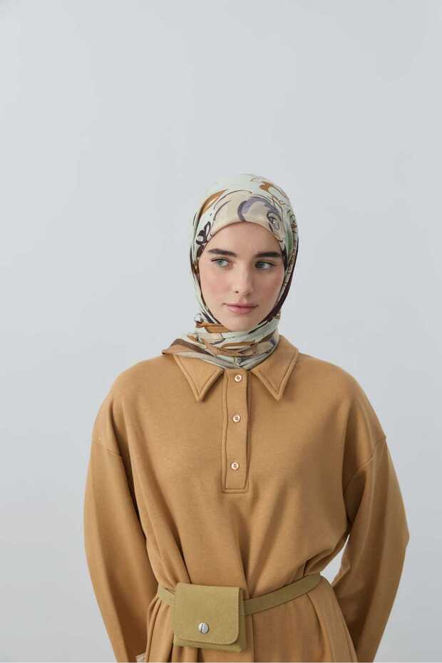 Olyvia Desen Bambu Eşarp - 3