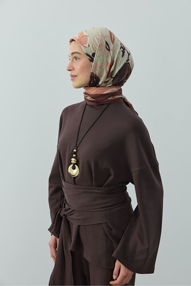 Olyvia Desen Bambu Eşarp - 2