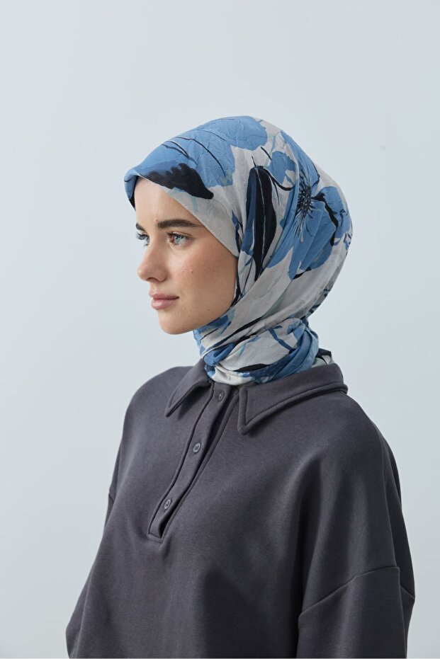 Solena Desen Bambu Eşarp - 2