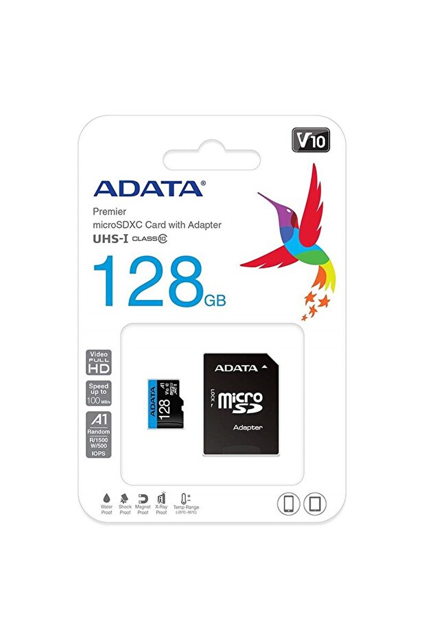 Micro SD Card 128GB Class 10 Adapter - 2