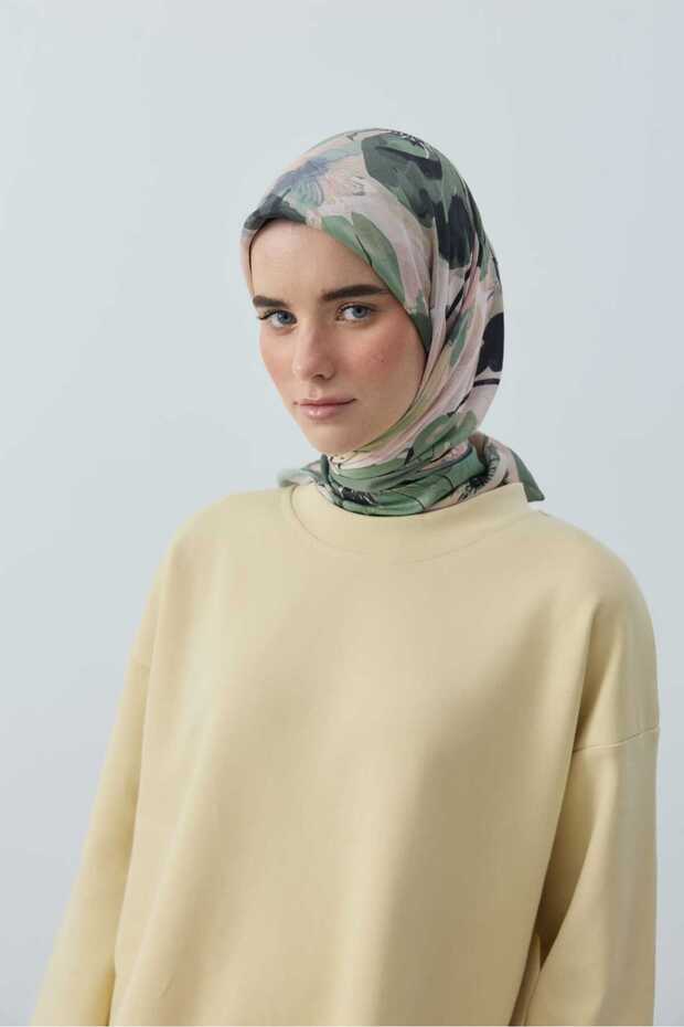 Solena Desen Bambu Eşarp - 3