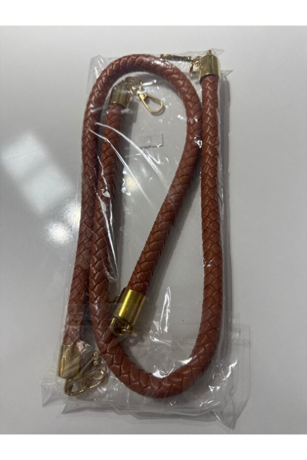 Deri örgü çanta sapı - 1