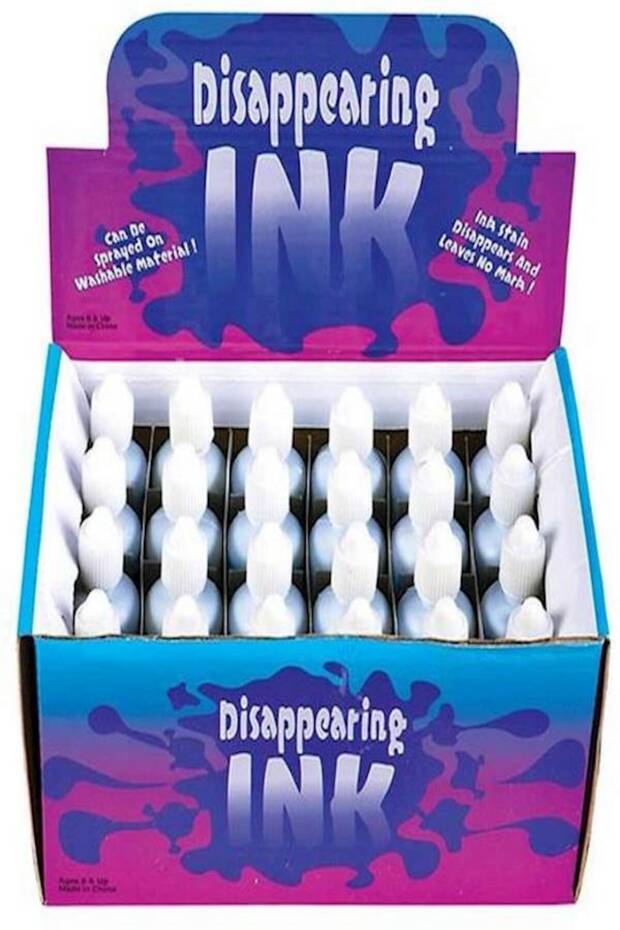 Magic Disappearing Invisible Ink (24 Bottles)