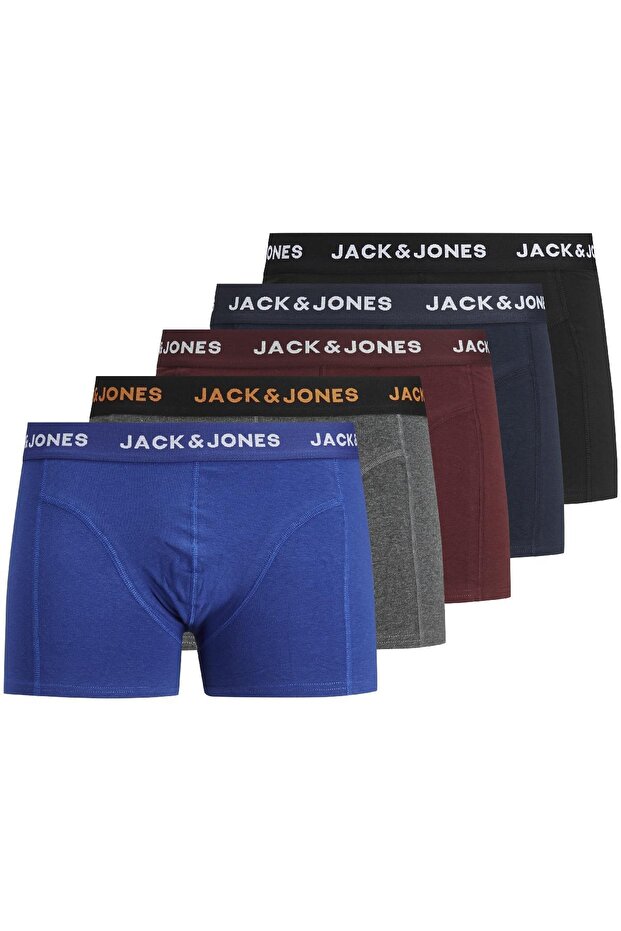 Jack & Jones Erkek 5'li Paket Boxer Seti - Black Friday Trunks