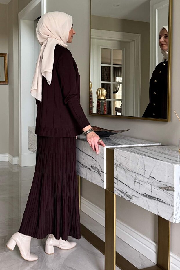 Yonca Triko Takım Acı Kahve - 4