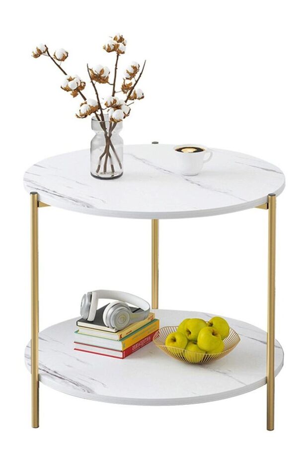 DubaiGallery Modern sofa side table coffee table simple for living room bedroom balcony modern