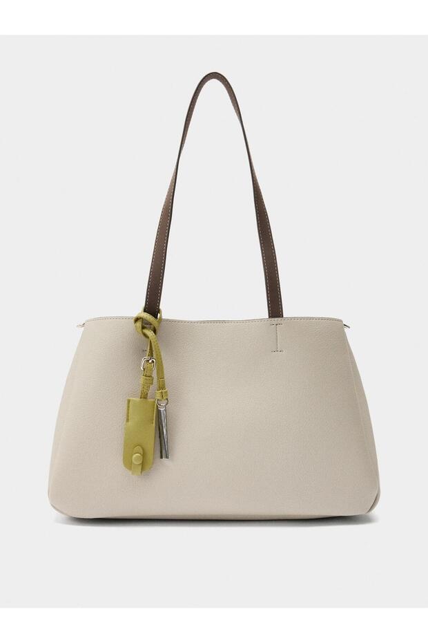Charm'lı Shopper Çanta - 2